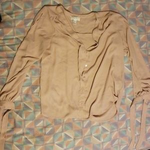 Cream colored blouse